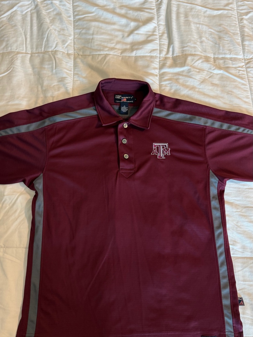 Texas A&M Maroon Pro Celebrity Performance Polo Shirt